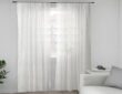 What are the benefits of using chiffon curtains in interior design