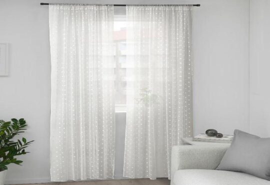 What are the benefits of using chiffon curtains in interior design