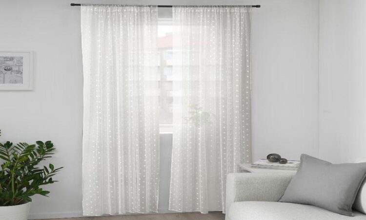 What are the benefits of using chiffon curtains in interior design